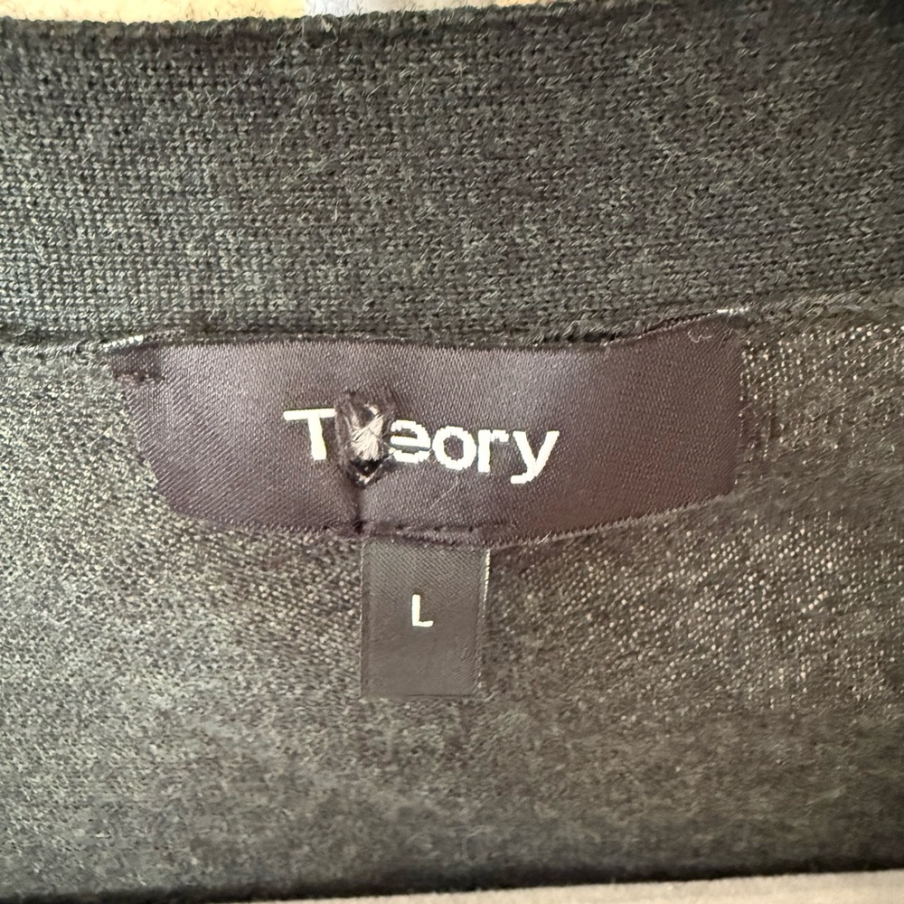 Theory Dark Forest Green Cardigan